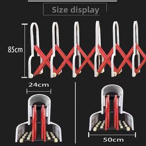 Sistema di Push-Pull manuale in acciaio inossidabile per recinzione ad arco pieghevole barriera stradale per pedoni barriera di sicurezza - Product Image 3