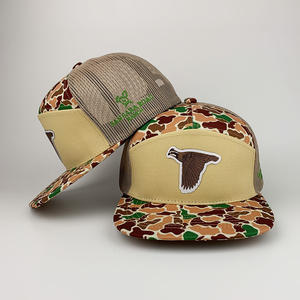 रिहरसन 168 रस्सी ट्रक टोपी आउटडोर मछली पकड़ने के कस्टम लोगो 7 पैनल जाल स्नैपबैक कैप स्पोर्टी आम - Product Image 5