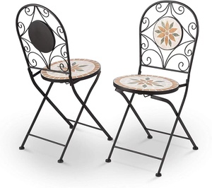 Juego de mesa y silla de patio exterior, 3 uds. - Product Image 4