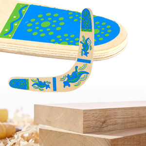 Venta al por mayor de fábrica <span class=keywords><strong>Boomerang</strong></span> Toy para niños Australia estilo hecho a mano de madera auténtico <span class=keywords><strong>Boomerang</strong></span> en forma de V que regresa - Product Image 5