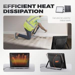 Lámpara LED Solar de Jardín de Alta Potencia, Impermeable, para Exteriores, con Control Remoto Inteligente, para Iluminación de Emergencia, Venta al Por Mayor - Product Image 4