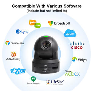 Caméra PTZ avec suivi automatique alimenté par l'IA Zoom optique 20X Webcam USB 3.0 PTZ pour vidéoconférence YouTube/Teams/Zoom Meeting - Product Image 6