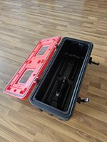 Armoire murale pour extincteur en plastique, double porte, avec fenêtre de visualisation