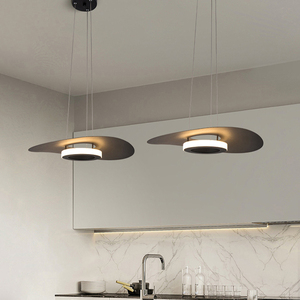 Lustre de <span class=keywords><strong>restaurant</strong></span> et bar, moderne, minimaliste, nordique, de luxe, à hauteur réglable, avec éclairage LED à intensité variable, pour villa, économie d'énergie - Product Image 1