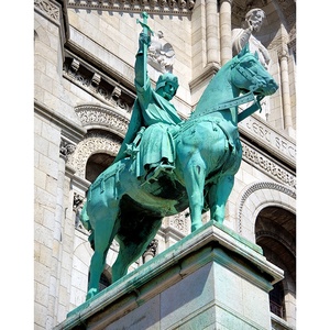 Estatua de Guerrero romano, Caballero arrodillador de tamaño real antiguo - Product Image 5