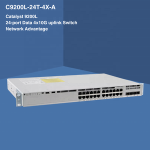 C9200L-24T-4X-A <b>Catalyst</b> 9200L 24 Port Non PoE 10G Fiber SFP Uplinks Enterprise Managed Gigabit Switch QoS Layer 3 - Product Image 3