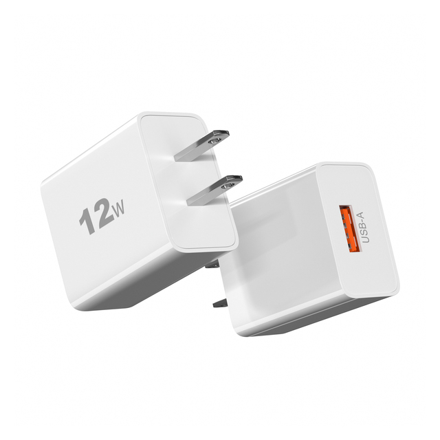 2024 Top Selling Mobile Phone Charger Phone Accessories Fast Charging Usb Wall Mobile Phone Chargers New Technologies White 12W