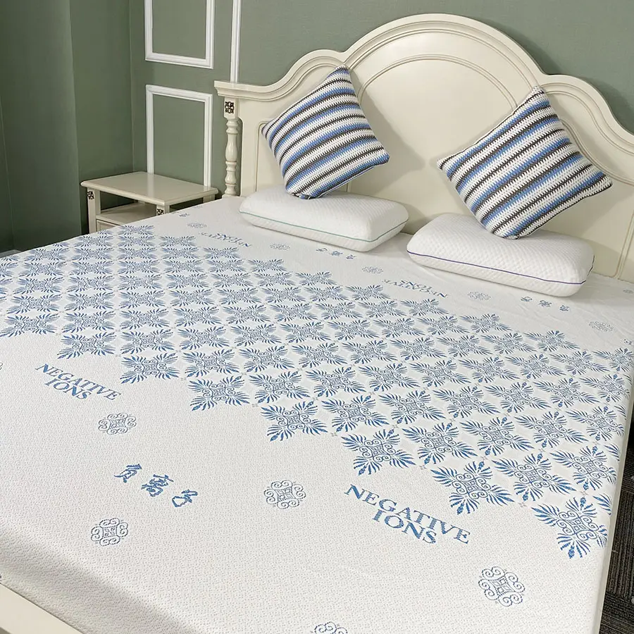 Breathable Mattress Fabric Manufacturers Quilted Knit Home Textile Mattress Protector