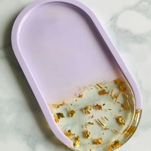 Bandeja de Servir de Resina Epoxi Hecha a Mano, Pieza Única, Esencial para la Cocina, Decoración para el Hogar, Restaurantes y Hoteles - Product Image 2