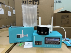 Ngoài trời 4MP icsee App không dây <span class=keywords><strong>WIFI</strong></span> CCTV <span class=keywords><strong>Camera</strong></span> 180 độ <span class=keywords><strong>IP</strong></span> an ninh với ống kính kép Mini toàn cảnh Bullet Mạng Ngoài trời sử dụng - Product Image 6