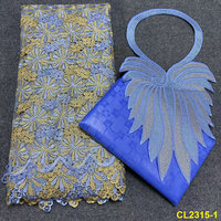 Dentelle en coton suisse 2.5y+2.5y avec accessoire de col, dentelle à cordonnet, tissu de dentelle brodée tendance