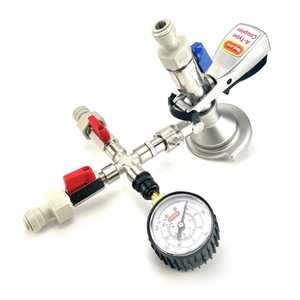 Dispositivo de llenado de cerveza tipo placa antiespumante de barril estándar americano, probador de presión de gas de relleno isobárico tipo A - Product Image 5