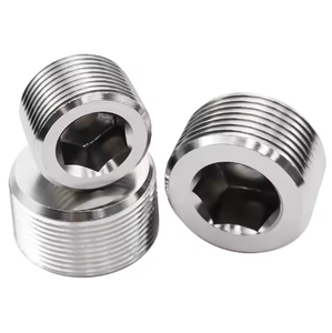 وصلة أنابيب سداسية الرأس من الفولاذ المقاوم للصدأ بسن NPT مصقول، مقبس ذكر متساوي، تركيبات أنابيب مصبوبة بضغط 2.5 ميجا باسكال - Product Image 4