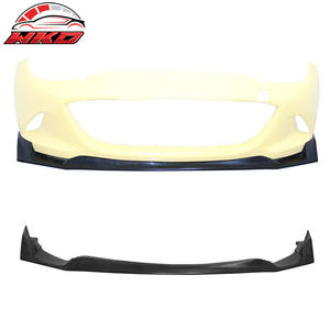 Compatible con Mazda MX-5 Miata 16-25 ND 4th IKON GV Style, Labio de Parachoques Delantero de PU Sin Pintar, Accesorio Exterior de Alta Calidad - Product Image 1
