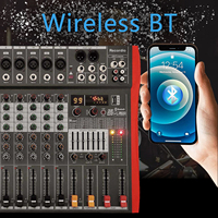 Console de mixage audio professionnelle GAX-CY12 à 12 canaux avec mixeur audio et 99 effets DSP