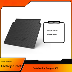 Vente chaude en gros Fabrication Tapis de <span class=keywords><strong>coffre</strong></span> de voiture en TPE pour Dongfeng <span class=keywords><strong>Peugeot</strong></span> <span class=keywords><strong>301</strong></span> 408 508 508L Imperméable Tous temps Doublure de <span class=keywords><strong>coffre</strong></span> - Product Image 3
