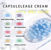 Crème Magique Coréenne Personnalisée Hydratante Anti-rides Réparatrice au Collagène et Vitamine C avec Capsules Anti-âge au Gold
