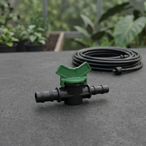Válvulas laterales de 12 mm x 12 mm de grado industrial con conexión de púas, para control de agua y riego, cierre manual, OEM, 3 años de garantía, de fabricante indio. - Product Image 3