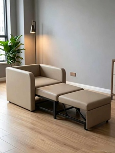Hotel Apartment <b>Folding</b> Sofa <b>Bed</b> Integrated Multi functional Living Room Small Unit New Single Nap Sofa <b>Bed</b> - Product Image 3