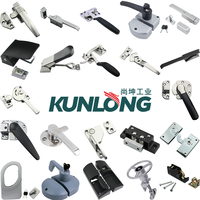 Kunci Kompresi Baja Tahan Karat & Paduan Seng, Kunci Gagang Pintu Kabinet untuk Kotak Kontrol, Kabinet Listrik, Otomotif