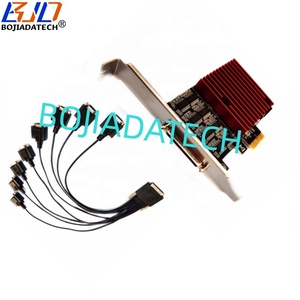 Nhà Máy bán hàng trực tiếp 8 * RS232 cổng nối tiếp để <span class=keywords><strong>PCI</strong></span>-E 1X Adapter Mở rộng chuyển đổi thẻ + RS-232 DB9 dữ liệu cáp mở rộng - Product Image 5