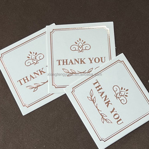 Cartes de <span class=keywords><strong>remerciement</strong></span> 10x15cm, aspect luxueux, pour invitations de <span class=keywords><strong>mariage</strong></span>, papier 400g lisse, cartes en carton sérigraphiées, MOQ 100 - Product Image 3