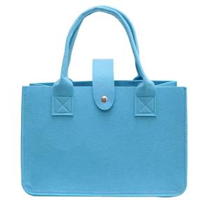 Shoulder Customized Felt Women's <b>Beach</b> <b>Tote</b> Bag - Product Image 3