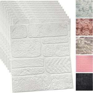 Selbstklebende 3D-Ziegel-PE-Schaumstoffpaneel-Tapete Wandaufkleber für die Heimdekoration - Product Image 3
