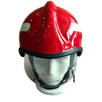 Casque de pompier Ayonsafety de qualité supérieure en matériau aramide, robuste, protection de la tête, visière transparente, réglable, confortable, surface dure