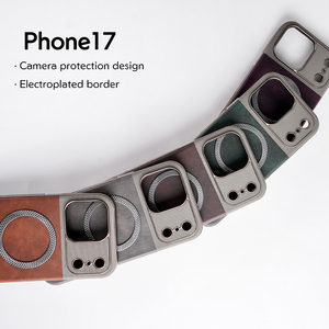 เคสโทรศัพท์หนัง PU หรูหรา L154 สำหรับ iPhone 17 16 Pro Max เคสโทรศัพท์มือถือแบบแม่เหล็ก - Product Image 5
