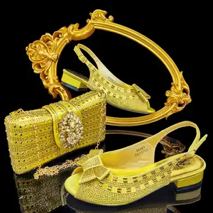 锡尼亚新设计女休闲鞋优质真皮鞋子袋组很棒的派对婚纱鞋袋