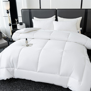 Juego de Ropa de Cama para Hotel, Edredón, Funda de Edredón, Sábanas de Tamaño Queen, 100% Algodón - Product Image 1