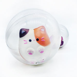 סיטונאי פלסטיק סיטונאי מכונות צעצוע עם בעלי חיים עגולים סביב קפסולות הפתעה צבעונית לילדים מסיבות - Product Image 1