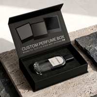 Scatola Regalo Nera Personalizzata per Fragranze e Scatola Magnetica per Collezione di Profumi con Scatola di Carta per Profumo e Scatola per Confezione Profumo