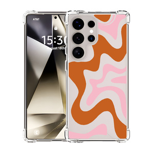 Custodia per telefono cellulare in morbido TPU Hard PC con onda di colore antiurto per <span class=keywords><strong>Samsung</strong></span> Galaxy S25 S24 ultra S25 Plus Cover protettiva - Product Image 3