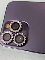 Vente chaude Diamant Caméra Objectif Verre Protecteur Écran Protéger pour iphone 16 15 Pro 14 Pro Max 13 12 Objectif Caméra Film