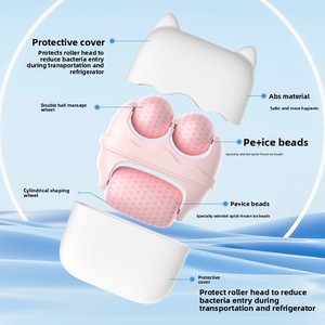 Masque facial rafraîchissant à double tête et système de massage <span class=keywords><strong>Derma</strong></span> Rolling pour l'amélioration de la beauté ZH-3320 pour les soins du visage - Product Image 3