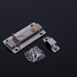 Stainless Steel Door Latch 4 Inches Brushed Finish Heavy Duty Pins Industrial Design Easy Installation - Product Image 4