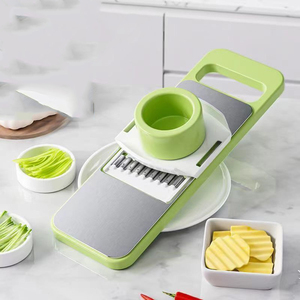 Cortador Manual de Acero Inoxidable, Rebanador de Patatas, <span class=keywords><strong>Rallador</strong></span> de Ajo y <span class=keywords><strong>Zanahoria</strong></span>, Utensilios para Frutas y Verduras, Venta al Por Mayor - Product Image 1