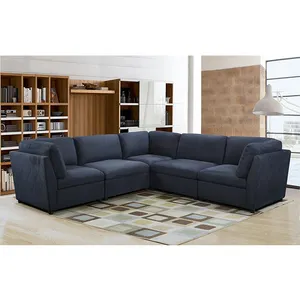 Kunden spezifische moderne modulare Wohnzimmer Sofa garnitur Möbel Kostenlose Kombination Stoff Direkt versorgung mit osmanischem Sofa