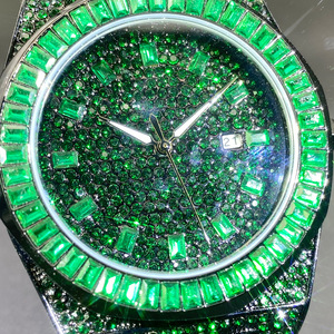 Wholesale Price Luxury Round <b>Watch</b> Stainless Steel Band 40mm Sapphire Crystal Dial VVS Moissanite <b>Mechanical</b> <b>watch</b> - Product Image 1