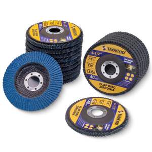 قرص قلاب عالي الجودة من الألومنيوم الزركونيا لطحن الفولاذ المقاوم للصدأ وسبائك الصلب - Product Image 5