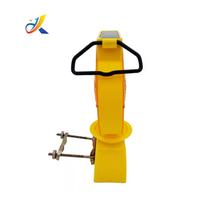 Năng lượng mặt trời an toàn đường Bộ cảnh báo giao thông nón với đèn LED nhấp nháy đèn giao thông để thận trọng và nhận thức trên đường - Product Image 5