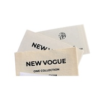 Étiquettes tissées personnalisées avec logo en relief, écologiques, de haute qualité, pour vêtements, chaussures et sacs, fabrication en usine 2024