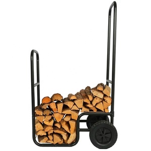 Support de bois de chauffage chariot <span class=keywords><strong>panier</strong></span> à bûches support de bois de chauffage chariot de rangement - Product Image 2