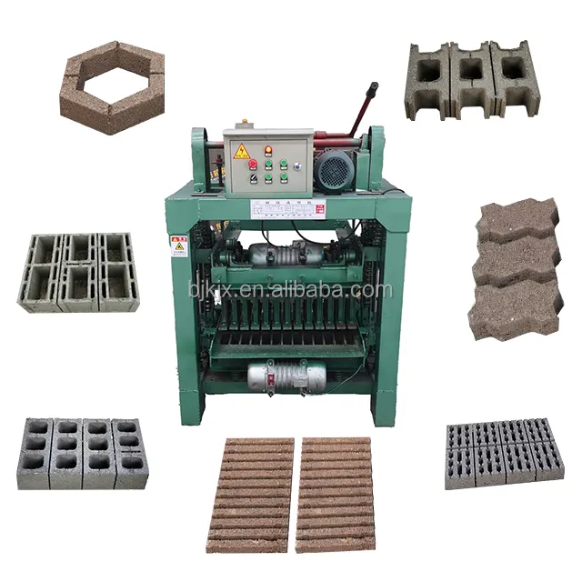 Automatic brick making machine for large-scale mixer with mold clay adobe 2021 refractory brick block making machinery