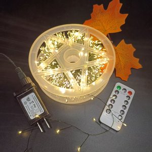 3000 <strong>Led</strong> Green Line Fairy <strong>Lights</strong> 100M Warm Firecracker <strong>Lights</strong> With Timer Twinkle Waterproof <strong>Lights</strong> String <strong>Plug</strong> <strong>in</strong> With Remote - Product Image 3
