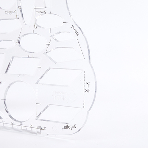 Regla de plástico recta transparente barata al por mayor de 12cm, plantilla matemática profesional para herramienta de medición escolar y de oficina - Product Image 4