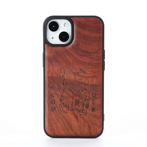 Custodia per <span class=keywords><strong>cellulare</strong></span> antiurto in TPU con inserto in vero legno naturale per iPhone 7 8 Plus X XS Max e <span class=keywords><strong>Samsung</strong></span> S10 S10plus - Product Image 5