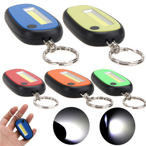 High Quality Bright COB Keychain Light Mini Pocket <strong>Flat</strong> LED <strong>Flashlight</strong> for Camping Hiking - Product Image 3